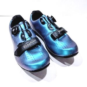 Cleatless Cycling Spinning Bike MTB Sneakers EU 36 US 5 Turquoise Blue Vceyhim